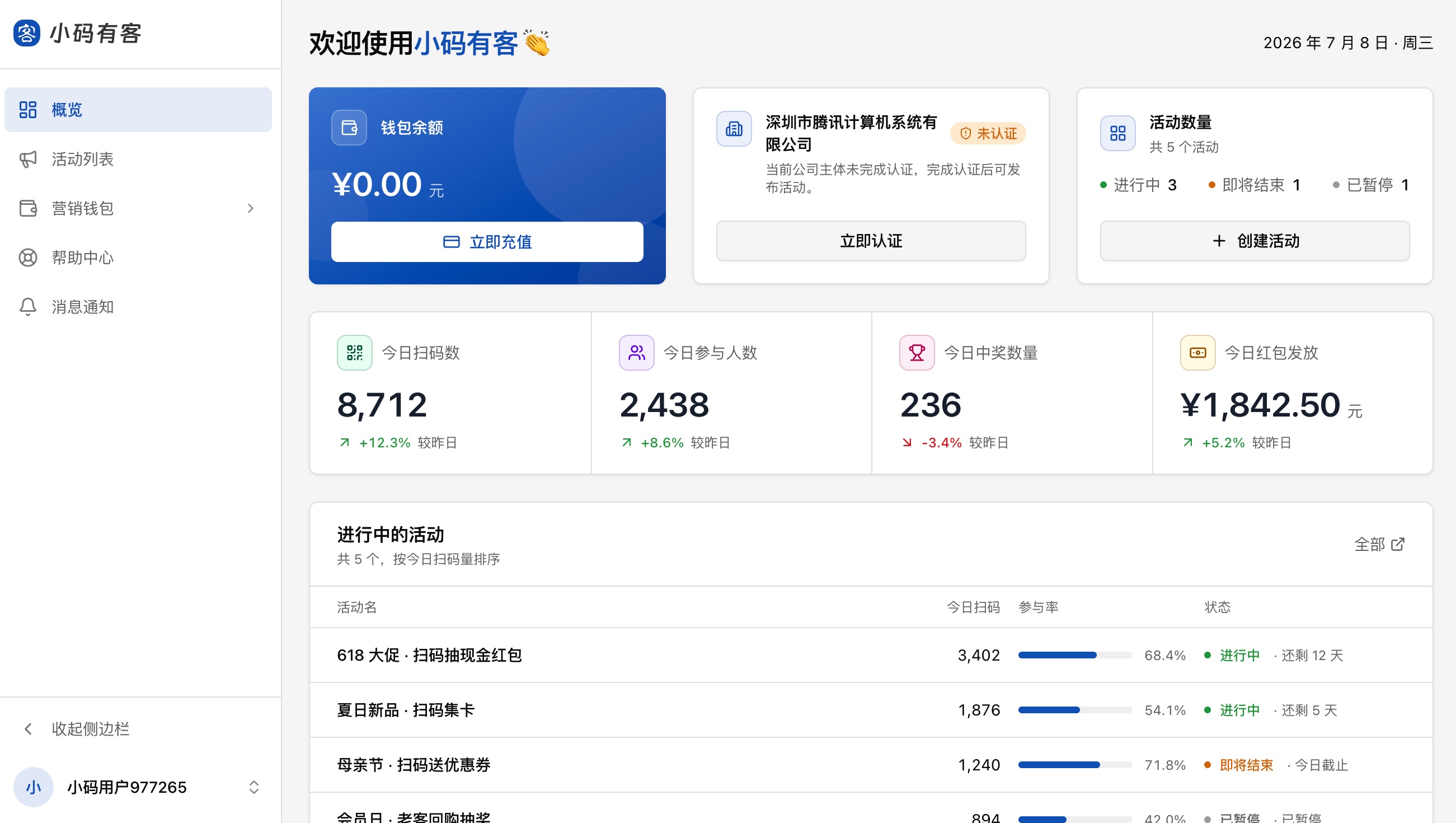 立即认证按钮